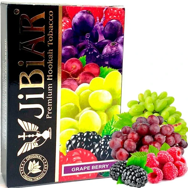 Тютюн Jibiar 50g Grape Berry (Виноград Ягода)
