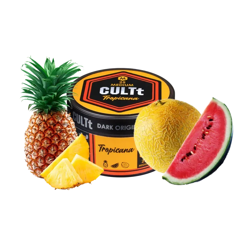 Тютюн CULTt Medium M25 100g Tropicana (Ананас Кавун Диня)