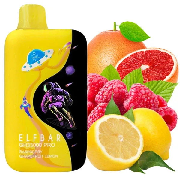 Elf Bar 33000 GH Pro Raspberry Grapefruit Lemon (Малина Грейпфрут Лимон)