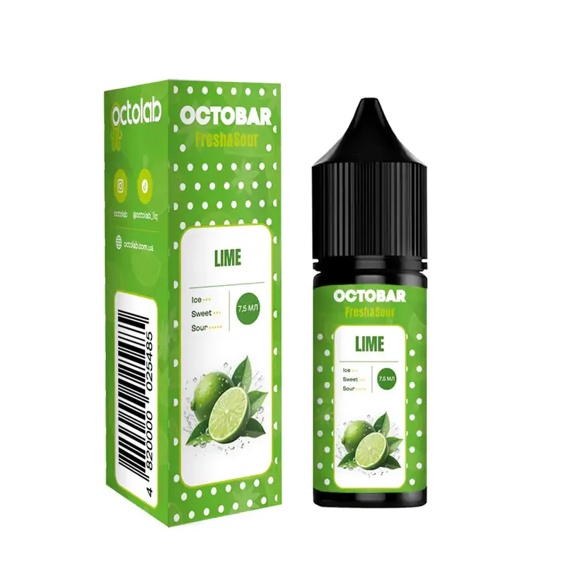 Набір Octobar Fresh & Sour 15 мл 50 мг Lime (Лайм)