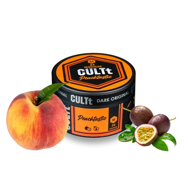 Тютюн CULTt Medium M26 100g Peachtastic (Маракуя Персик)
