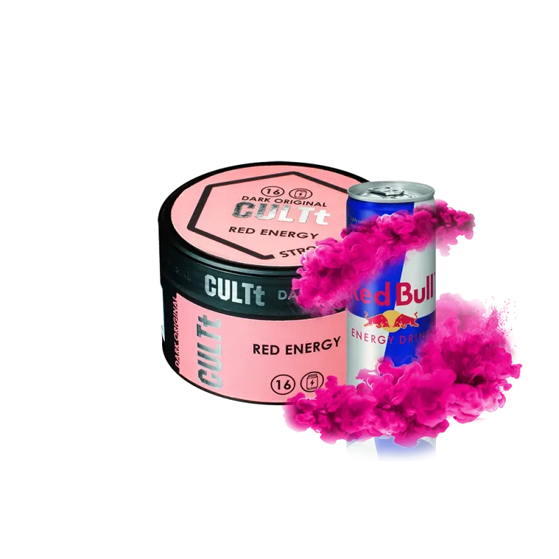 Тютюн CULTt Strong DS16 100g Red Energy (Червоний енергетик)
