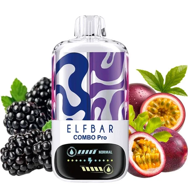 Elf Bar 30000 Combo Pro Blackberry & Passionfruit (Ожина & Маракуя)