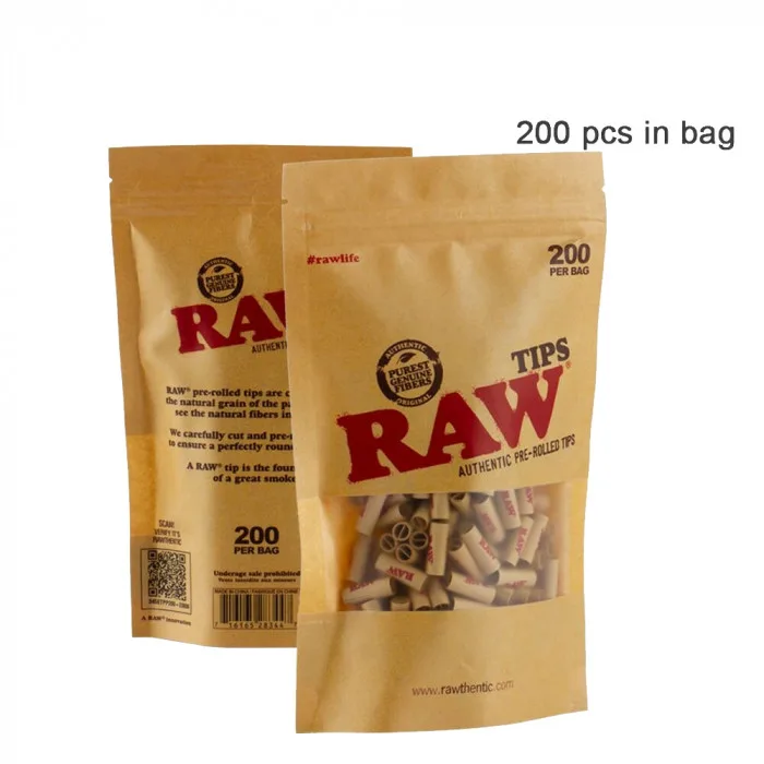 Фільтри RAW Authentic Pre-Rolled 200шт/уп