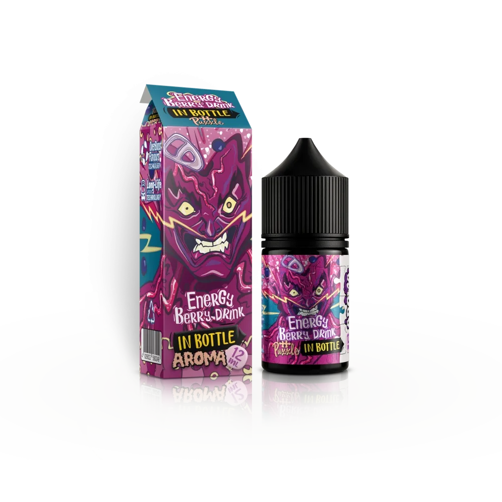 Набір In Bottle Salt Puzzle 30 ml 50mg Energy Berry Drink (Ягідний енергетик)