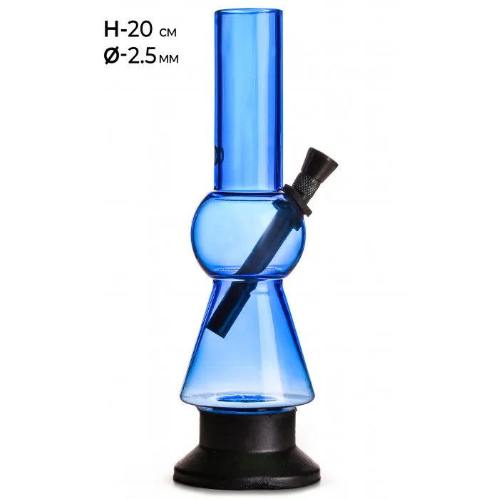 Бонг акріловий MISTIQ H:20 cm Ø:25mm 4