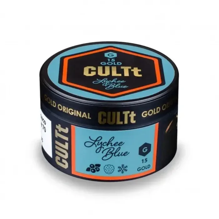 Тютюн CULTt Gold C15 100g Lychee Blue (Чорниця Лічі)