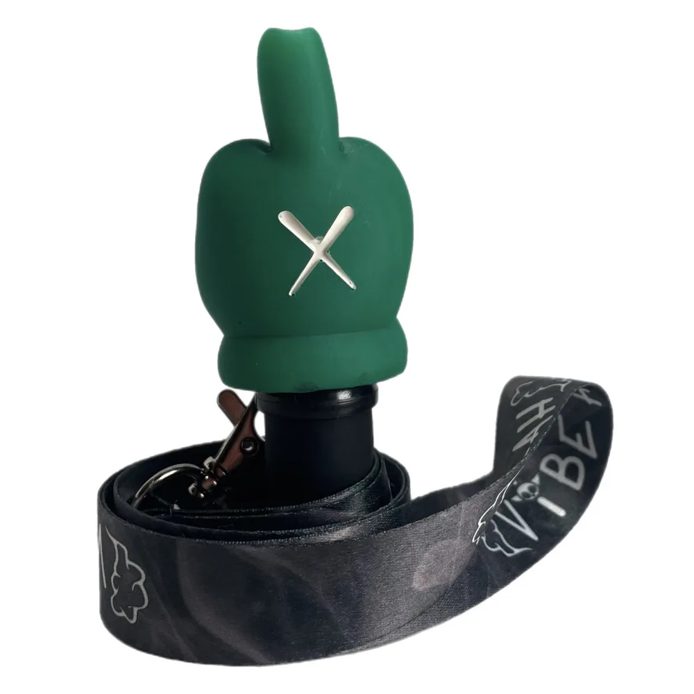 Персональний Мундштук для кальяну Vibe Hookah F*ck Зелений