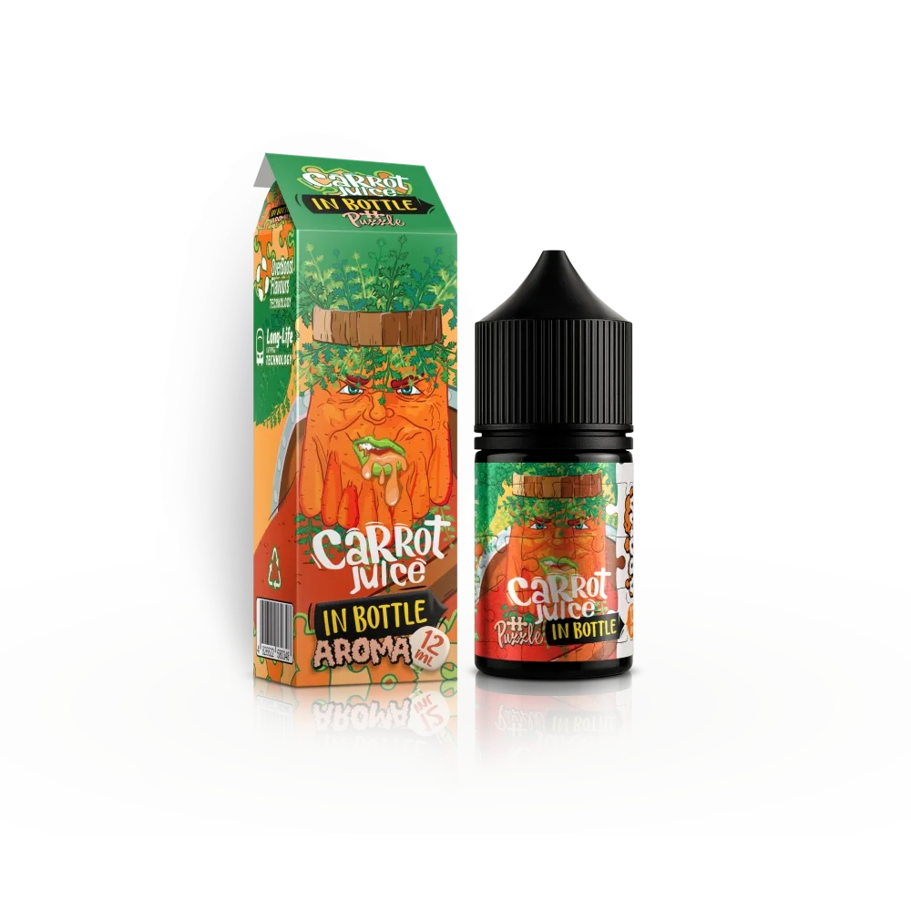 Набір In Bottle Salt Puzzle 30 ml 50mg Carrot Juice (Морквяний сік)