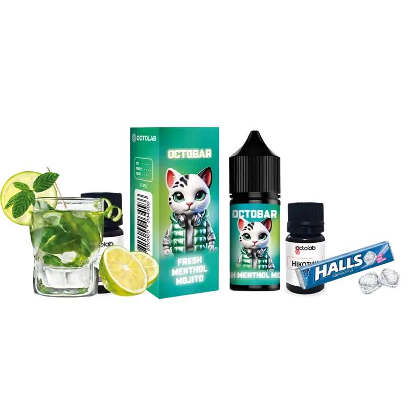 Набір Octobar NFT 10 мл 50 мг Fresh Menthol Mojito (Ментоловий мохіто)
