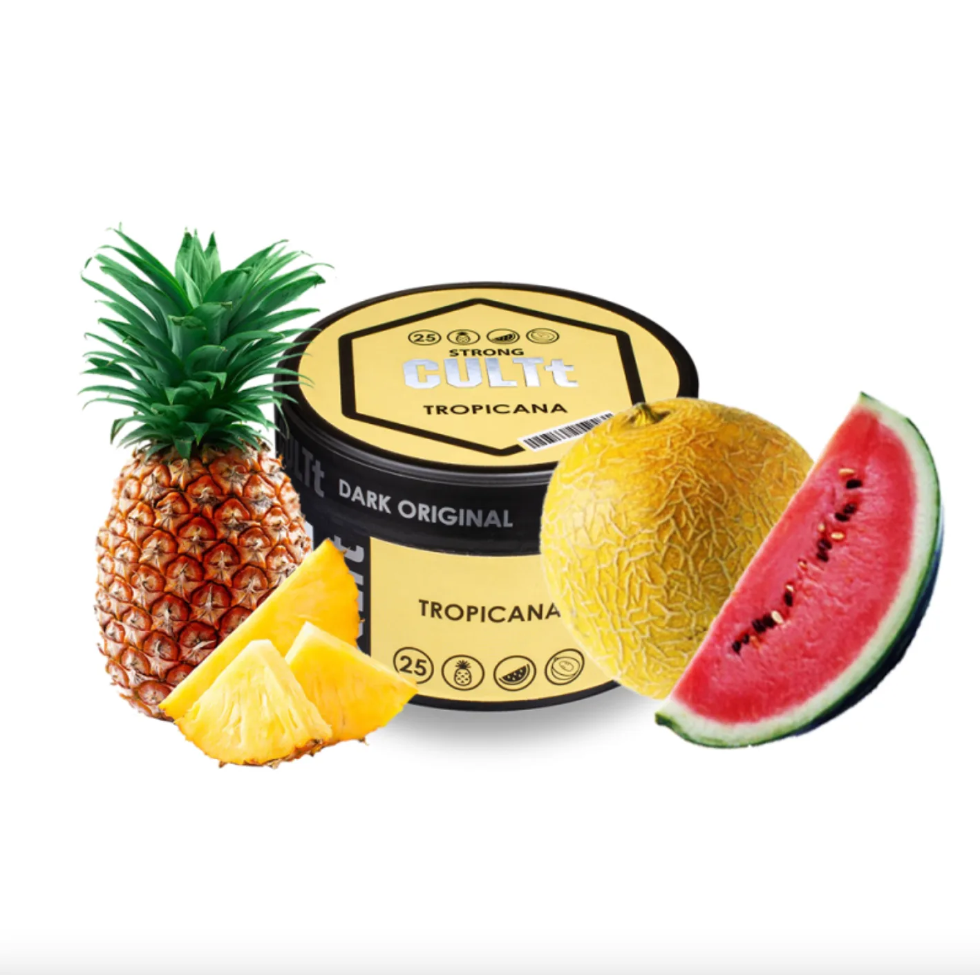 Тютюн CULTt Strong DS25 100g Tropicana (Ананас Кавун Диня)