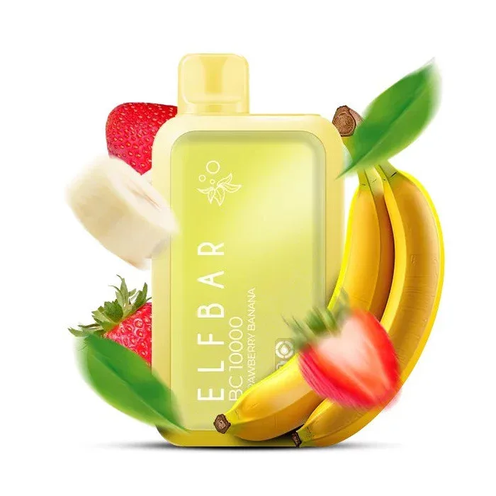 Elf Bar BC 10000 Strawberry Banana (Полуниця Банан)