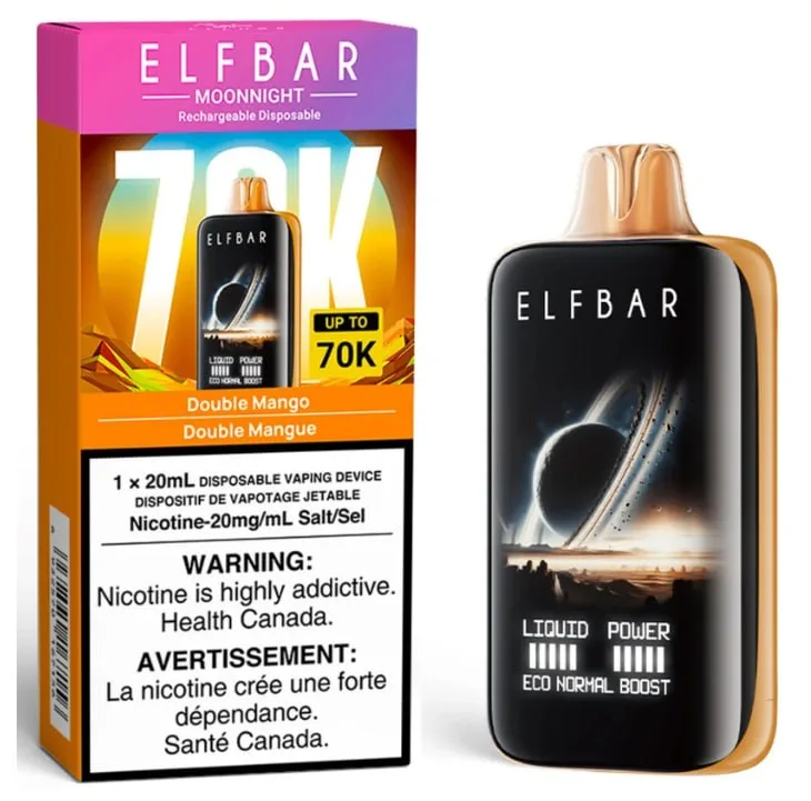 Elf Bar MoonNight 70K Double Mango (Подвійне Манго)