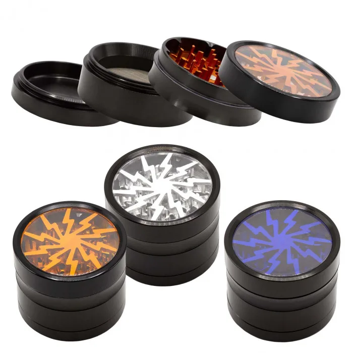 Гриндер металевий Dope Bros Grinder lightning-4part- Ø:63mm