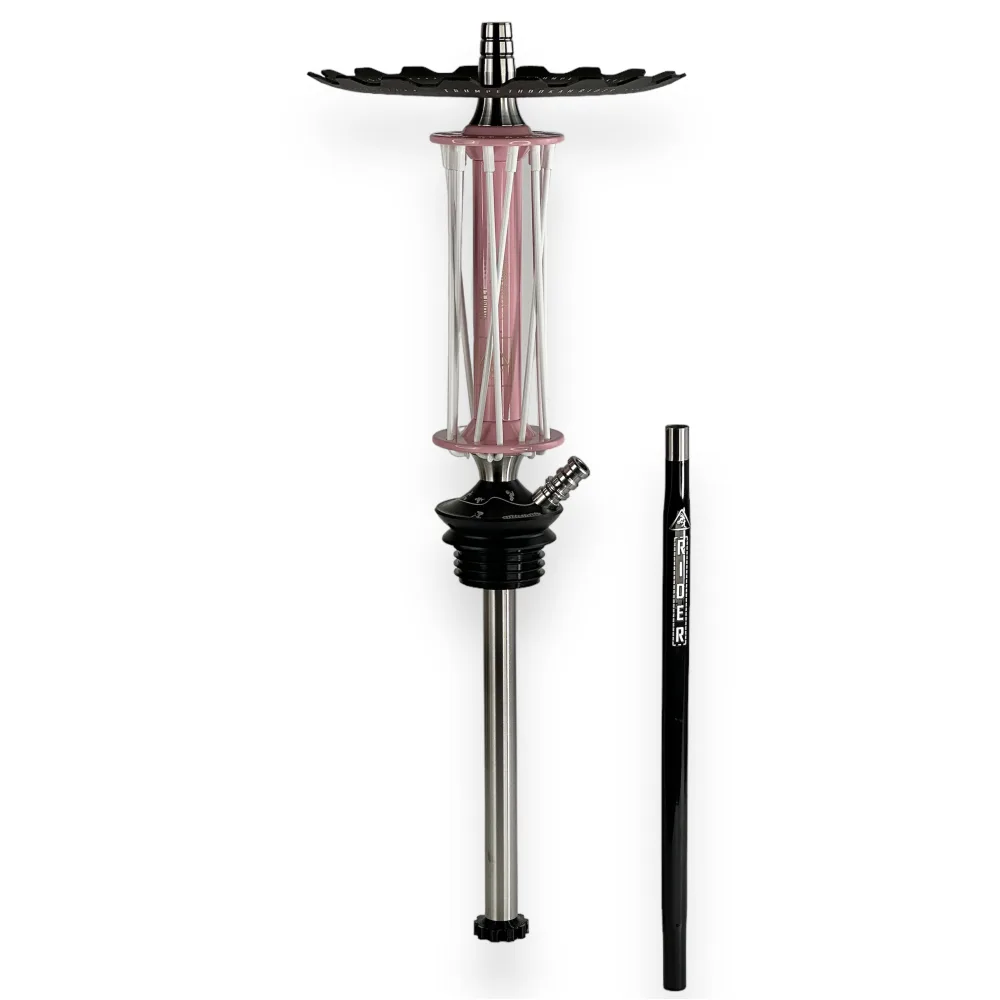 Кальян Trumpet Hookah Rider W40 Рожево-Білий