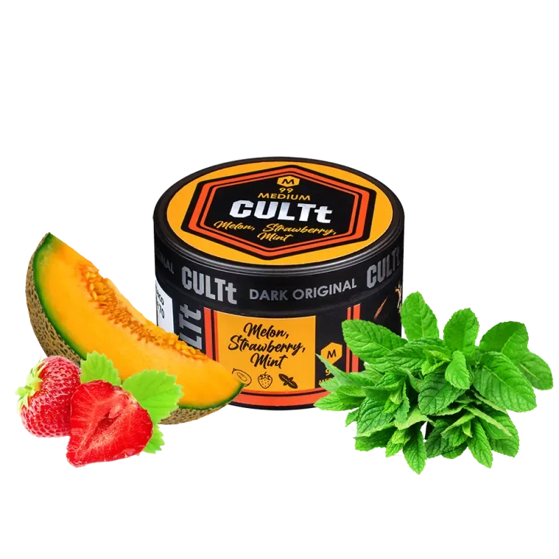 Тютюн CULTt Medium M99 100g Melon Strawberry Mint (Диня Полуниця М'ята)