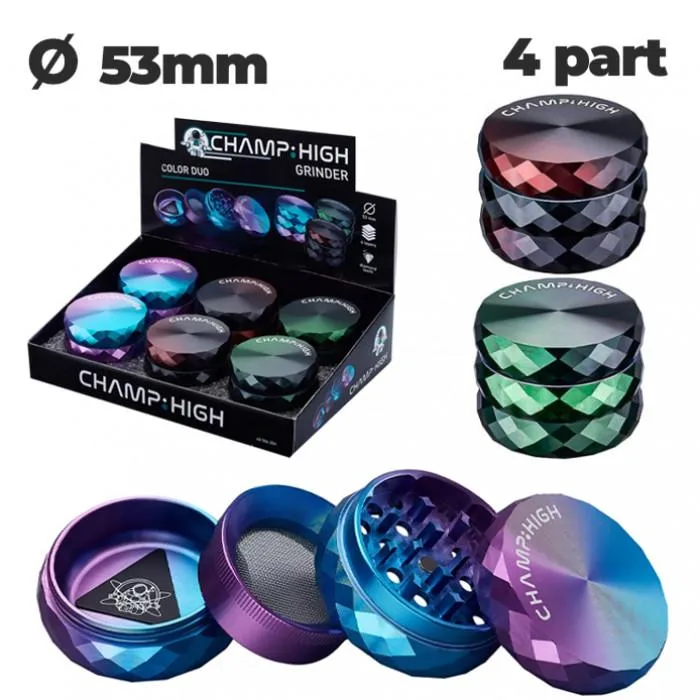 Гріндер алюмінієвий C. HIGH COLOR DUO D:53 MM ALU GRINDER