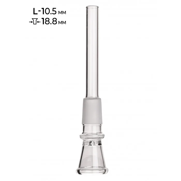 Чиллум скляний MISTIQ D - 18.8мм L - 10.5 см