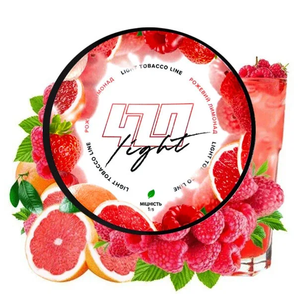 Тютюн 420 Light 100gr Рожевий лимонад