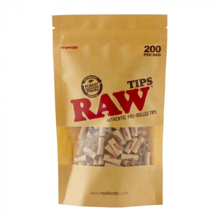 Фільтри RAW Authentic Pre-Rolled 200шт/уп 2