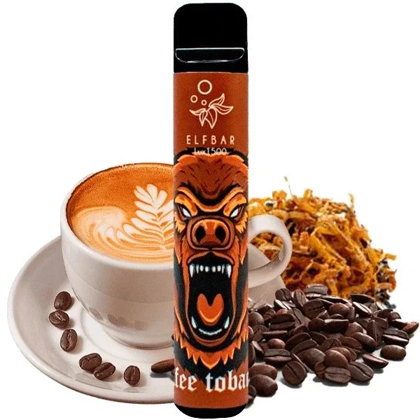 Elf Bar Lux 1500 Coffee Tobacco (Кава Тютюн)