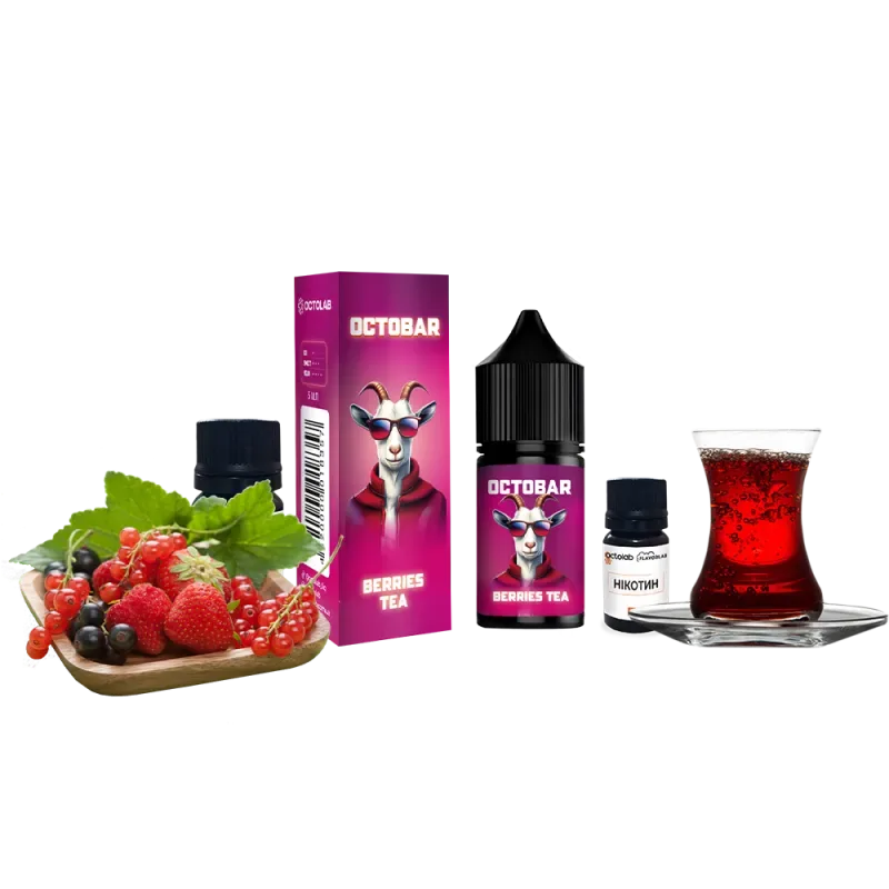 Набір Octobar NFT 10 мл 50 мг Berries Tea (Ягідний чай)