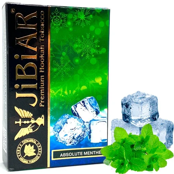 Тютюн Jibiar 50g Absolute Menthe (Абсолютний Ментол)