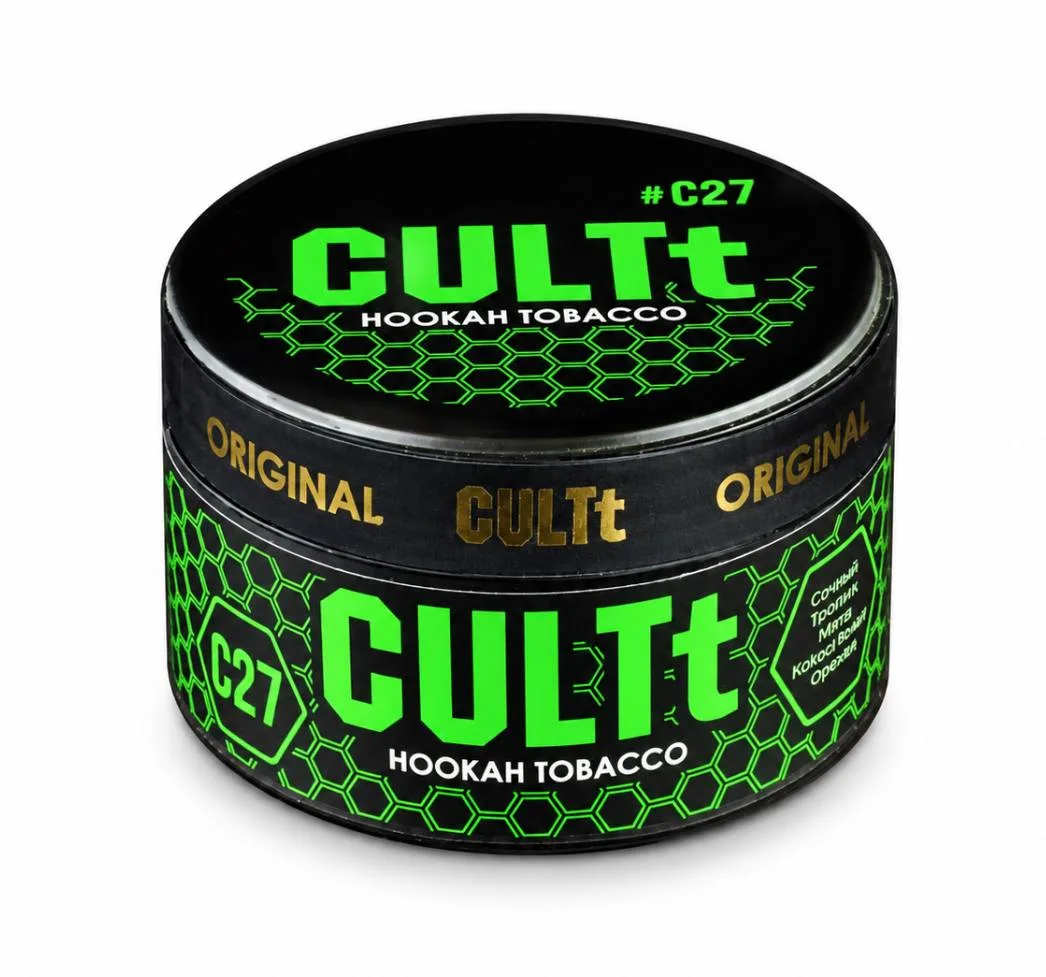 Тютюн CULTt Gold C27 100g Tentation (Лимонно-Горіховий Пиріг)