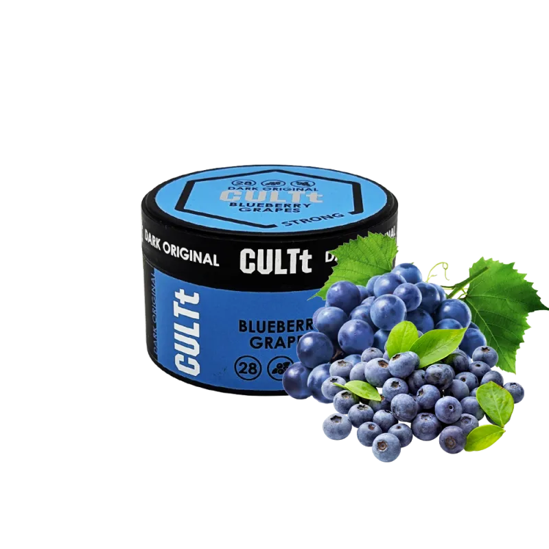 Тютюн CULTt Strong DS28 100g Blueberry Grape (Чорниця Виноград)