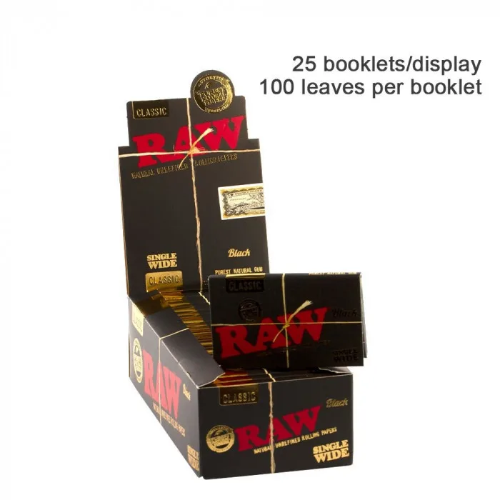 Папір для самокруток RAW Classik Black
