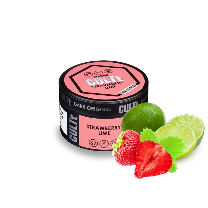 Тютюн CULTt Strong DS67 100g Strawberry Lime (Полуниця Лайм)