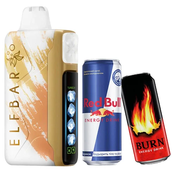 Elf Bar 30000 Ice King Elf Bull (Енергетичний Напій)