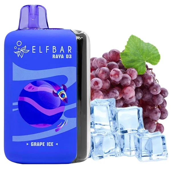 Elf Bar Raya D3 25000 Grape Ice (Виноград Лід)