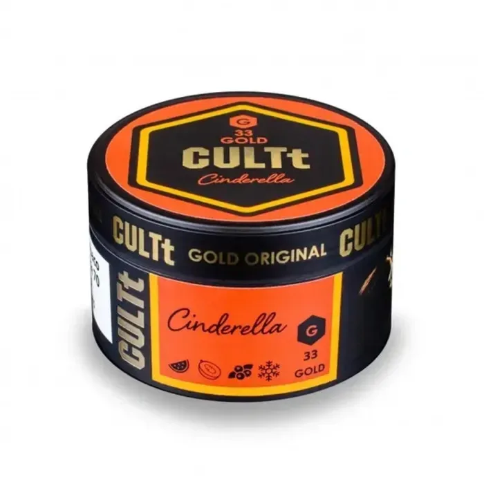 Тютюн CULTt Gold C33 100g Cinderella (Кавун Диня Чорниця Лід)