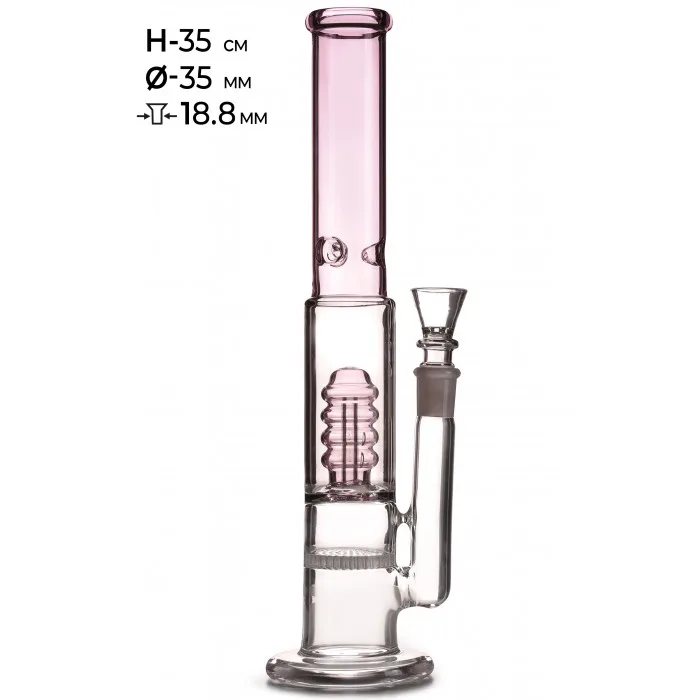 Бонг скляний MISTIQ H:35cm - Ø:35mm-SG:18.8mm