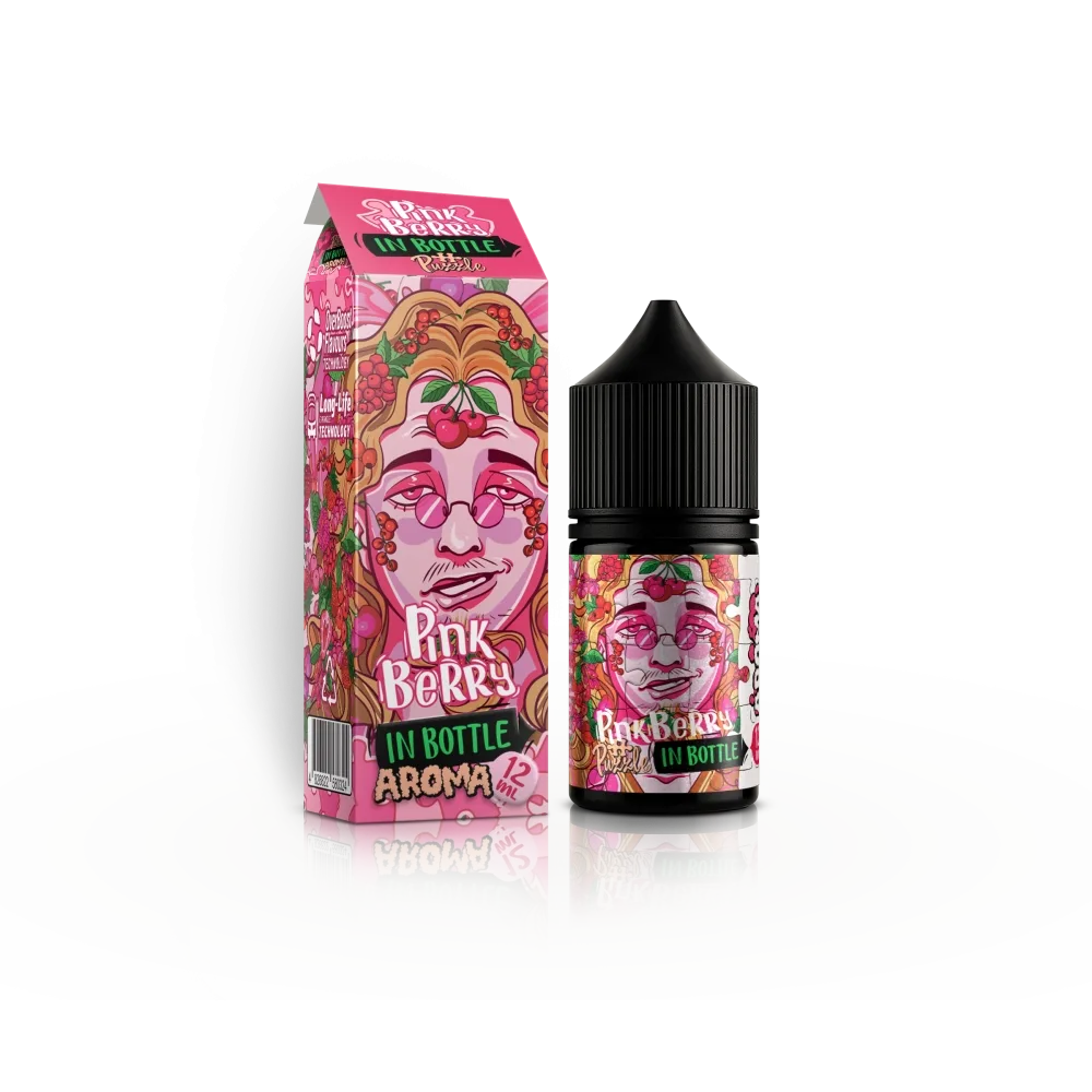 Набір In Bottle Salt Puzzle 30 ml 50mg Pink Berry (Рожеві ягоди)