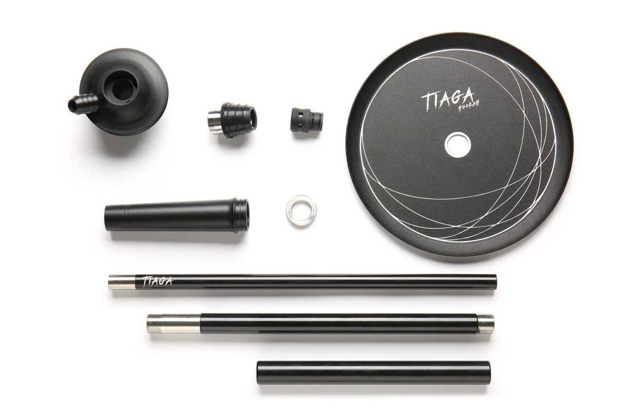 Кальян Tiaga Hookah Galaxy Iris Чорний 2