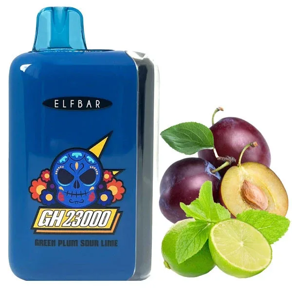 Elf Bar GH23000 Green Plum Sour Lime (Зелена Слива Кислий Лайм)