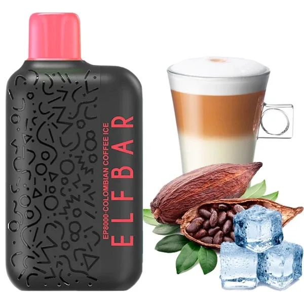 Elf Bar EP 8000 Colombian Coffee Ice (Колумбійська Кава Лід)