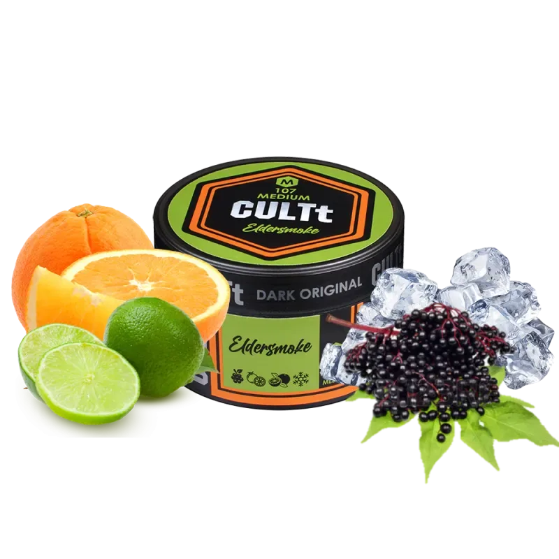 Тютюн CULTt Medium M107 100g Eldersmoke (Бузина Лайм Апельсин)