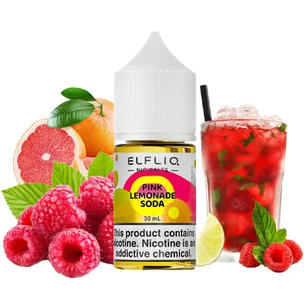 Рідина Elf Liq 30 мл Pink Lemonade Soda (Рожевий Лимонад Сода)