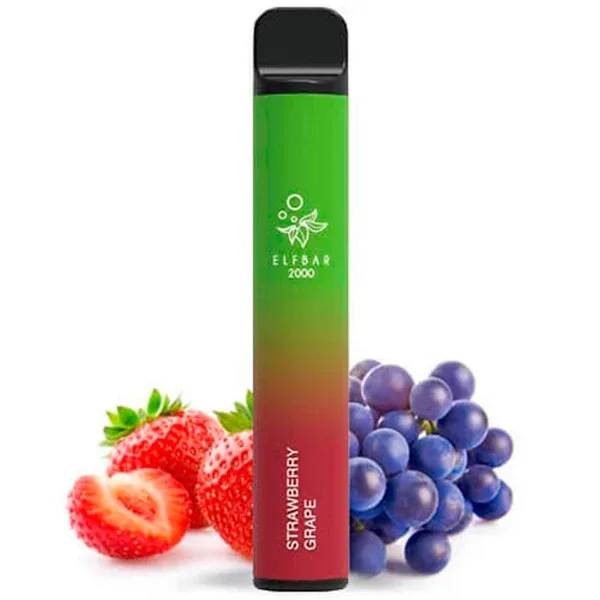 Elf Bar 2000 Strawberry Grape (Полуниця Виноград)