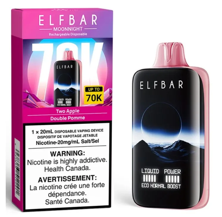 Elf Bar MoonNight 70K Two Apple (Подвійне Яблуко)