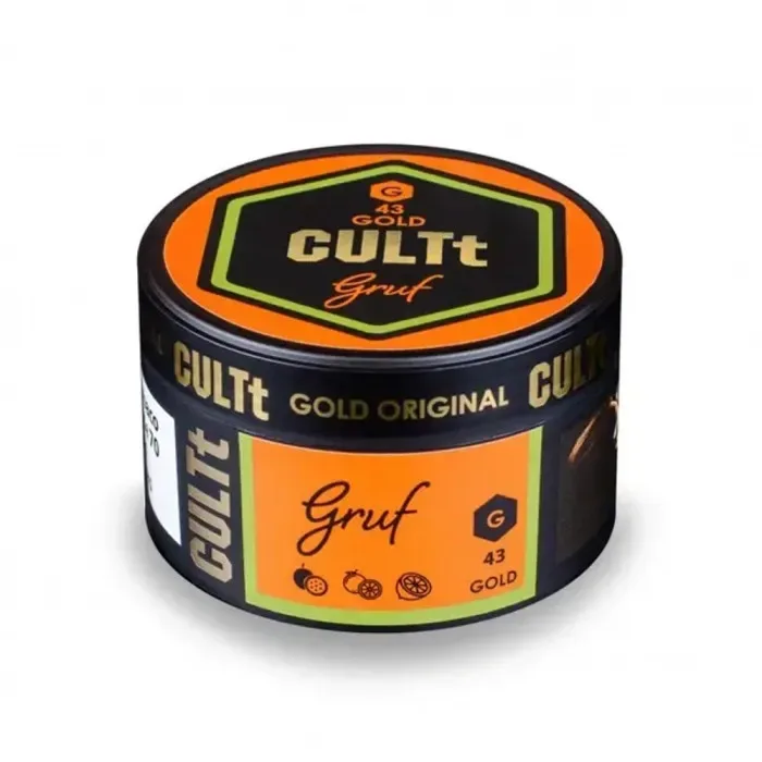 Тютюн CULTt Gold C43 100g Gruf (Маракуя Лайм Грейпфрут)