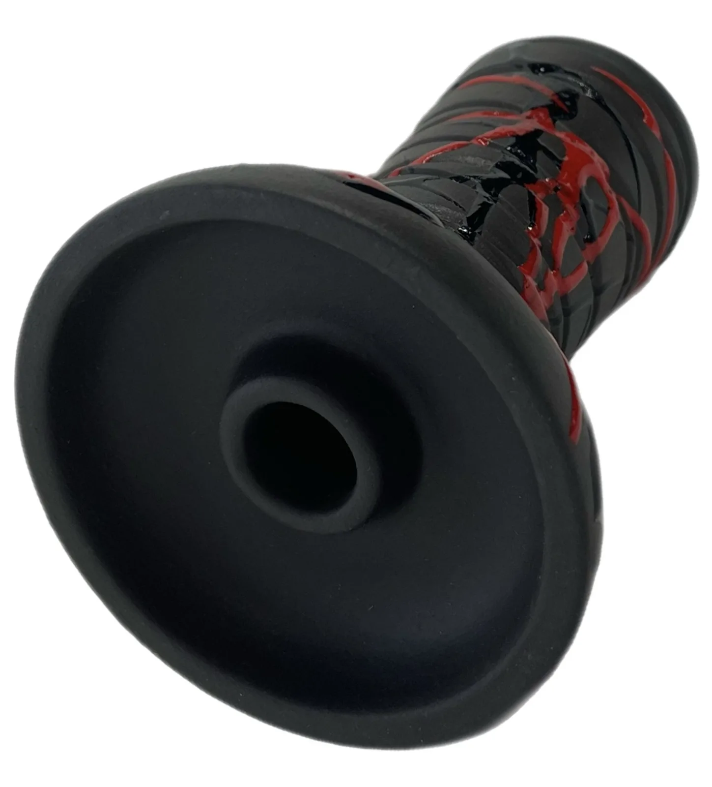 Чаша для кальяну Gusto Bowls Classic Phunnel Glaze Red/Black 2