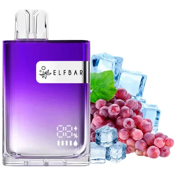 Elf Bar CR 8000 Grape Ice (Виноград Лід)