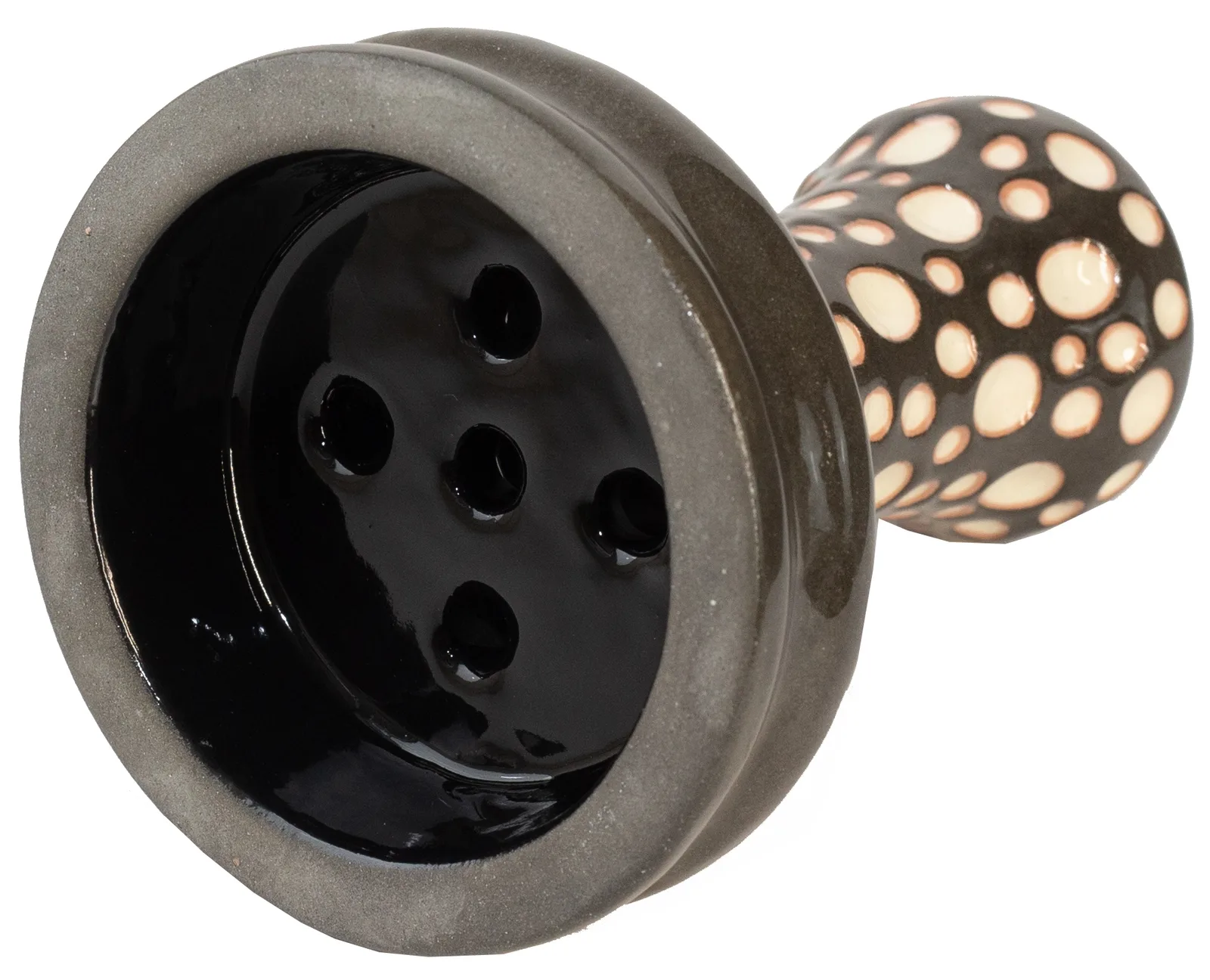 Чаша для кальяну ETNA Katana Dot Glaze Black 2