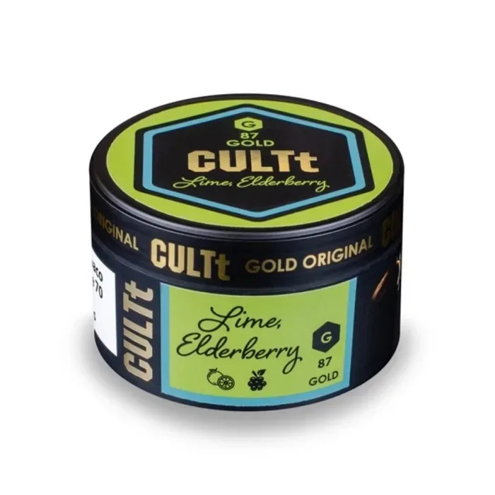 Тютюн CULTt Gold C87 100g Lime Elderberry (Лайм Бузина)