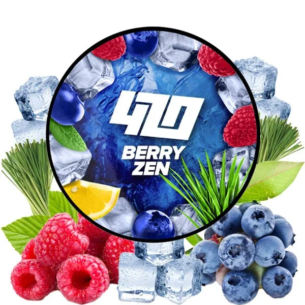 Тютюн 420 Classic Frost Line 250gr Berry Zen (Лемонграс Чорниця Малина)