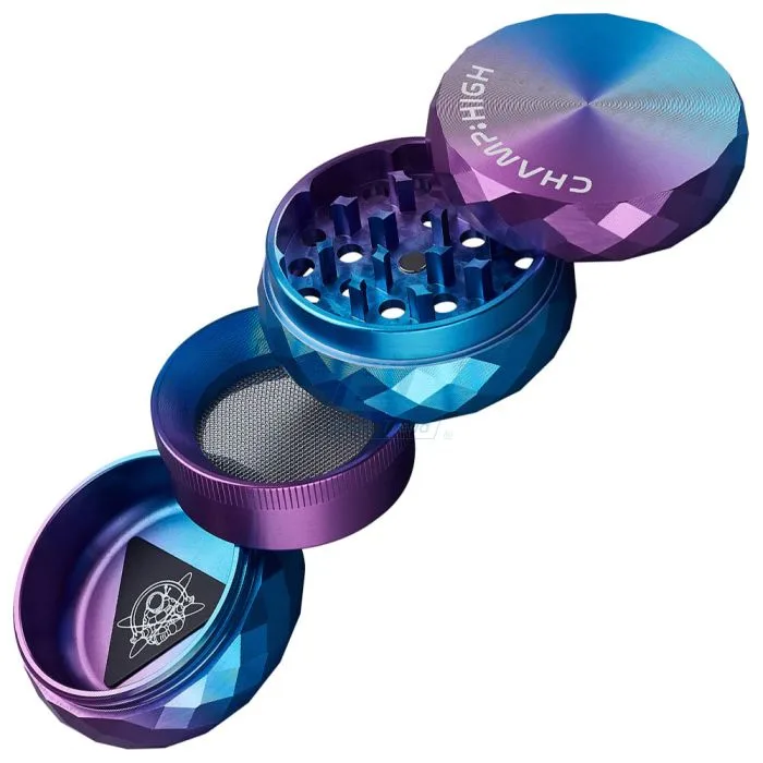 Гріндер алюмінієвий Champ C. HIGH COLOR DUO 53 MM ALU GRINDER DL6 3